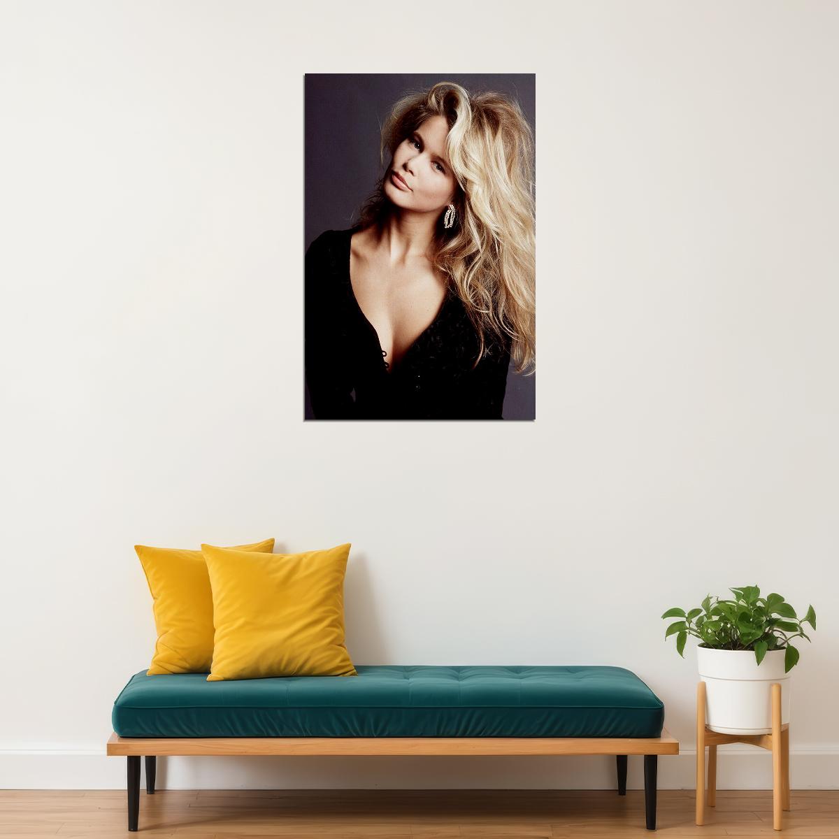 Claudia Schiffer Model Actress Idol Poster Wall Art Print Home Wall Decor - xonomax