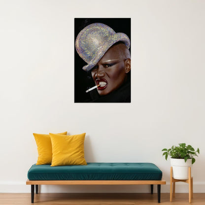 Grace Jones 80's 90's Singer Cinema Actress Poster Wall Art Print Home Wall Decor - xonomax