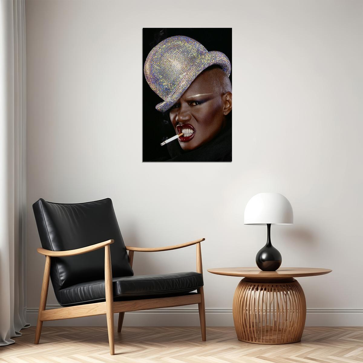 Grace Jones 80's 90's Singer Cinema Actress Poster Wall Art Print Home Wall Decor - xonomax