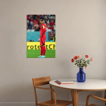 Son Heung Min South Korea National Team World Cup Poster Wall Art Print Home Wall Decor - xonomax
