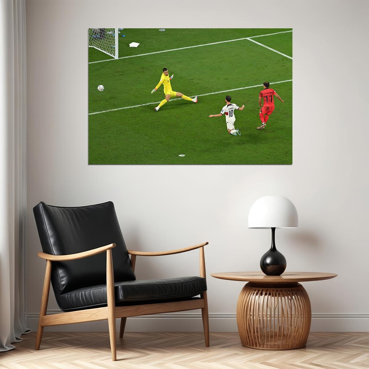 Hwang Hee-chan Goal South Korea National Team Poster Wall Art Print Home Wall Decor - xonomax