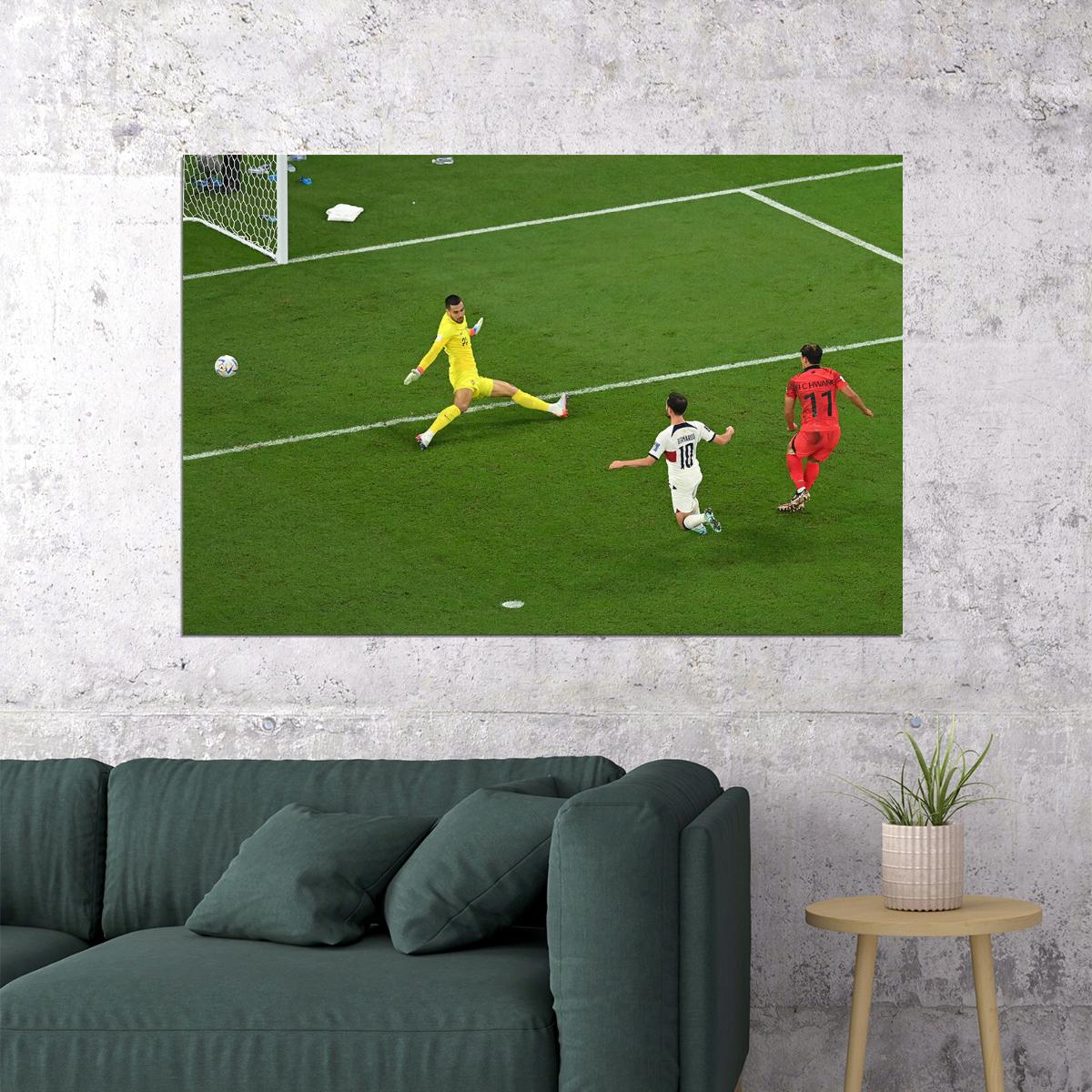 Hwang Hee-chan Goal South Korea National Team Poster Wall Art Print Home Wall Decor - xonomax