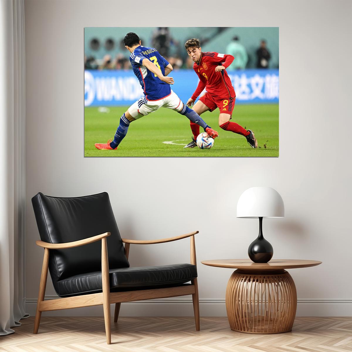 Gavi Spain National Team World Cup Poster Wall Art Print Home Wall Decor - xonomax