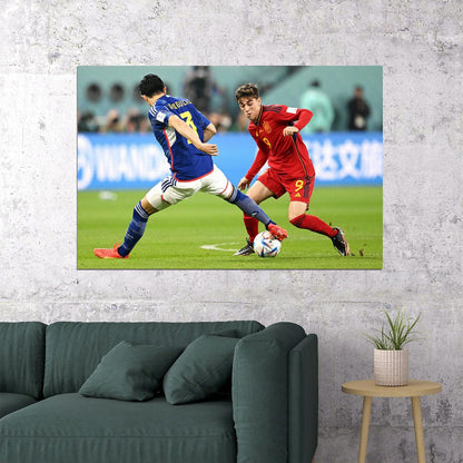 Gavi Spain National Team World Cup Poster Wall Art Print Home Wall Decor - xonomax