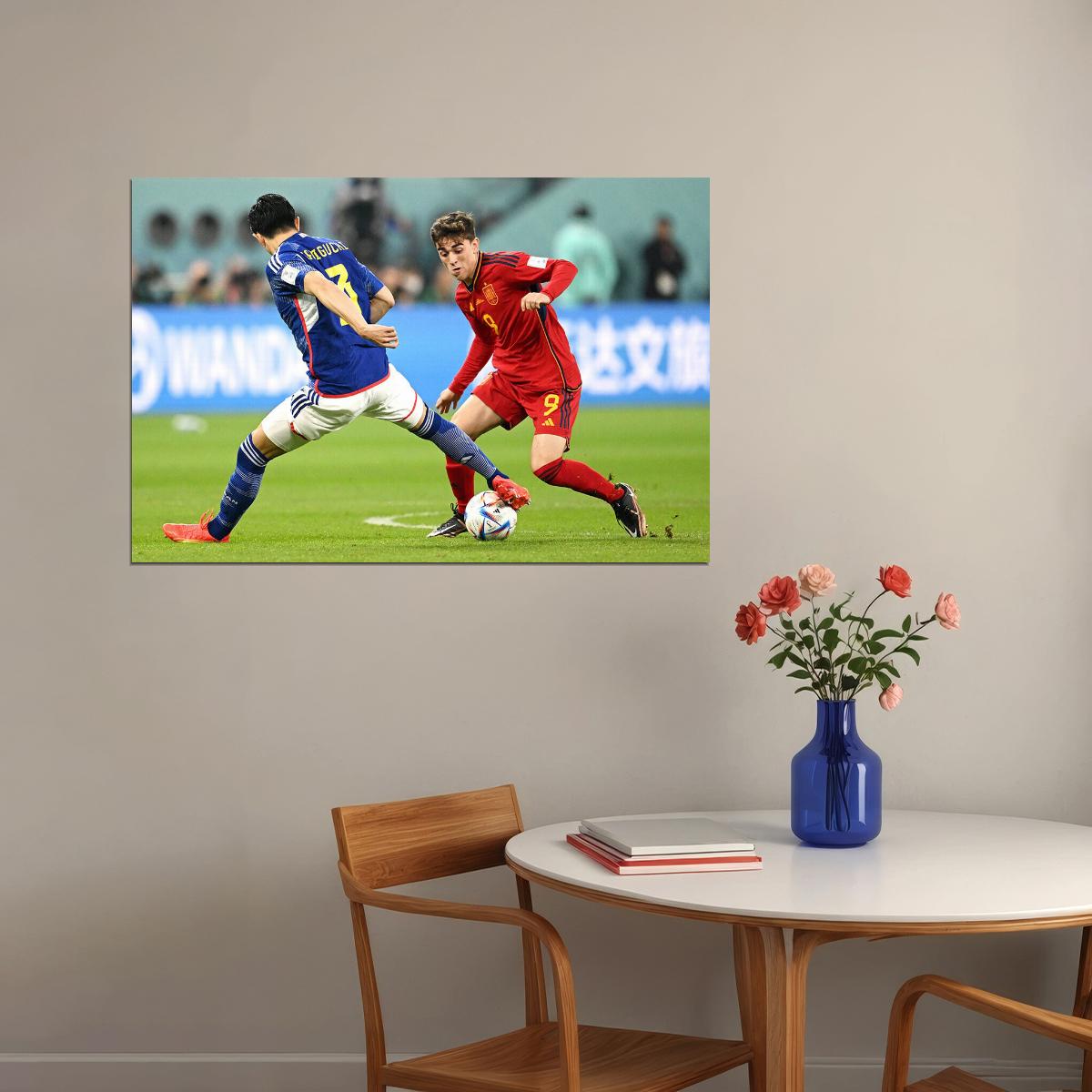 Gavi Spain National Team World Cup Poster Wall Art Print Home Wall Decor - xonomax