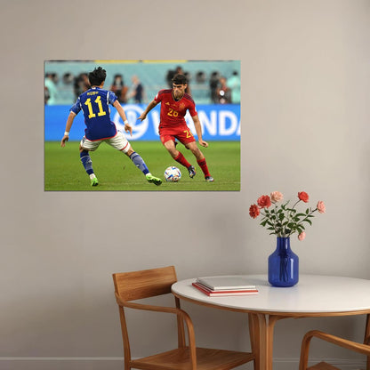 Pedri Spain National Team World Cup Poster Wall Art Print Home Wall Decor