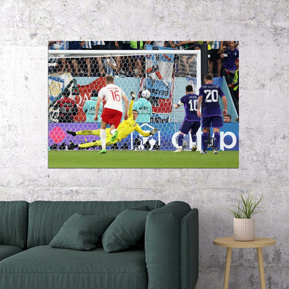 Lionel Penalty Wojciech Szczesny Argentina Poland Fans Poster Wall Art Print Home Wall Decor - xonomax