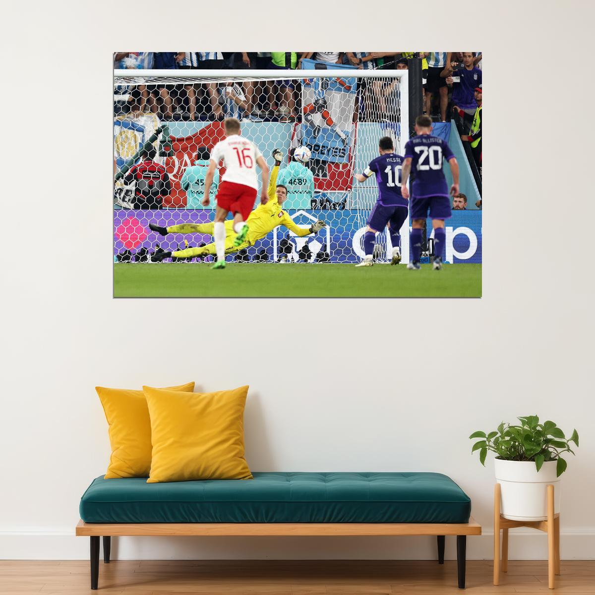 Lionel Penalty Wojciech Szczesny Argentina Poland Fans Poster Wall Art Print Home Wall Decor - xonomax