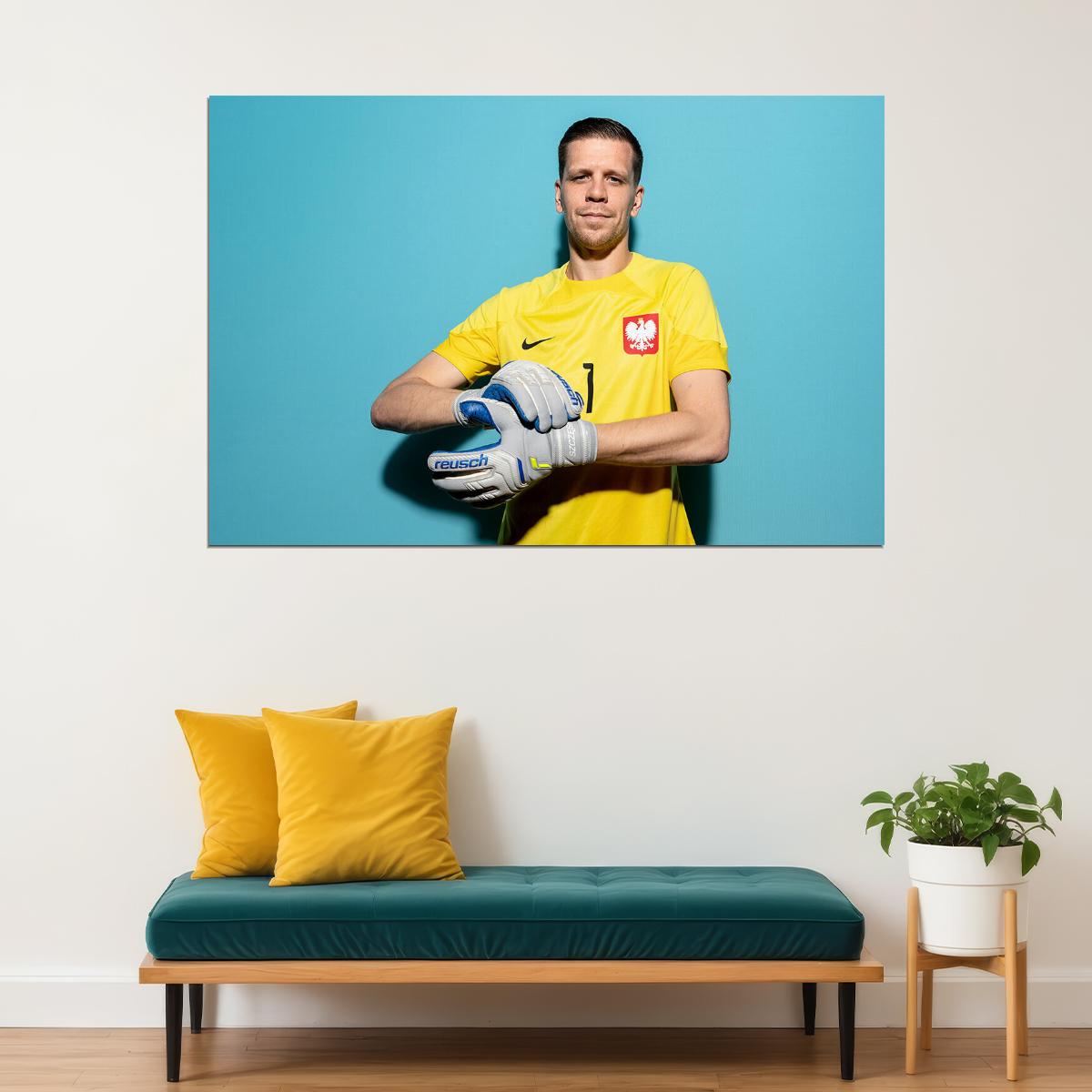 Wojciech Szczesny Poland National Team World Cup Poster Wall Art Print Home Wall Decor - xonomax