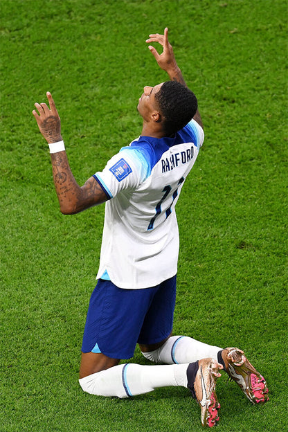 Marcus Rashford Goal Celebration England World Cup Poster Wall Art Print Home Wall Decor - xonomax