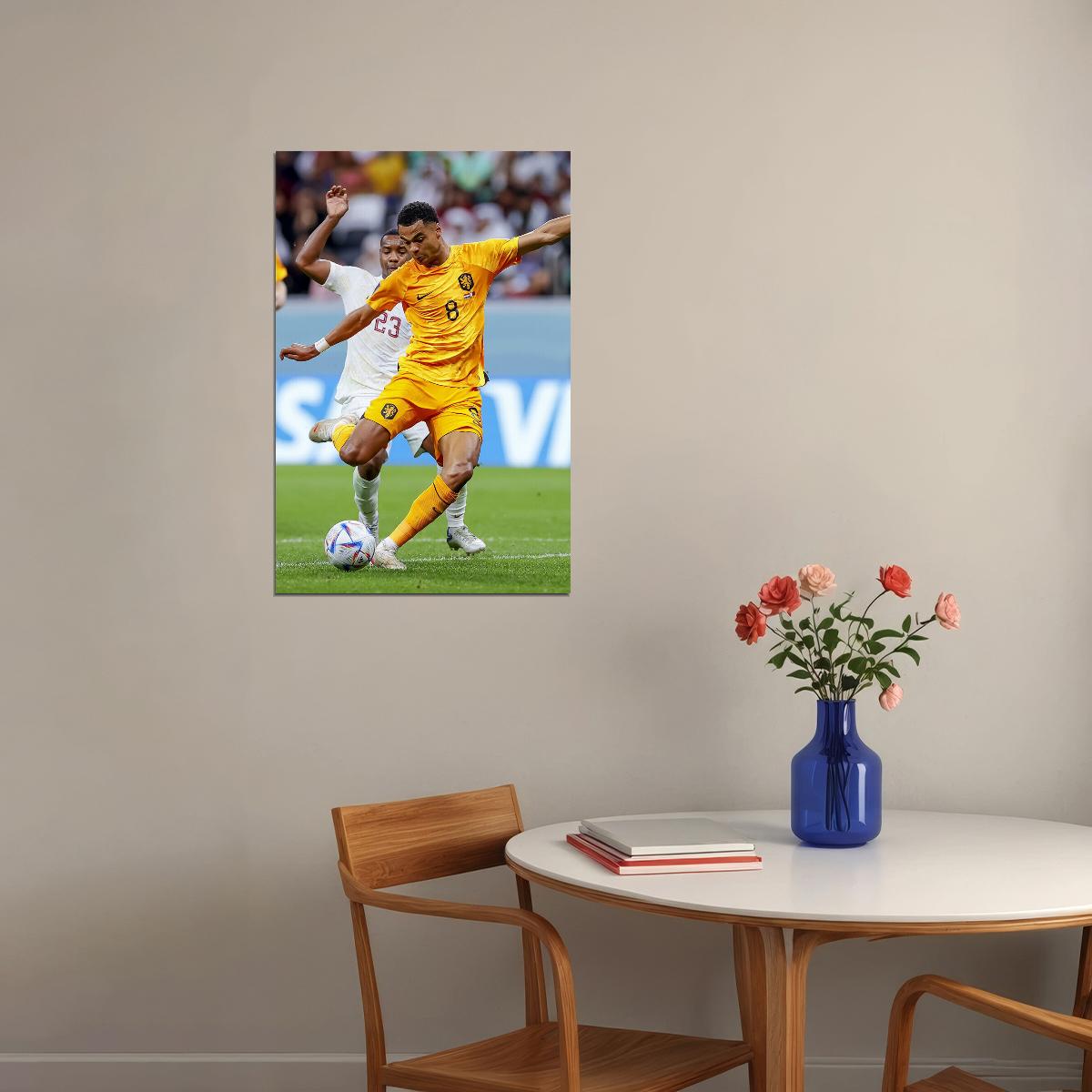 Cody Gakpo Netherlands National Team World Cup Poster Wall Art Print Home Wall Decor - xonomax