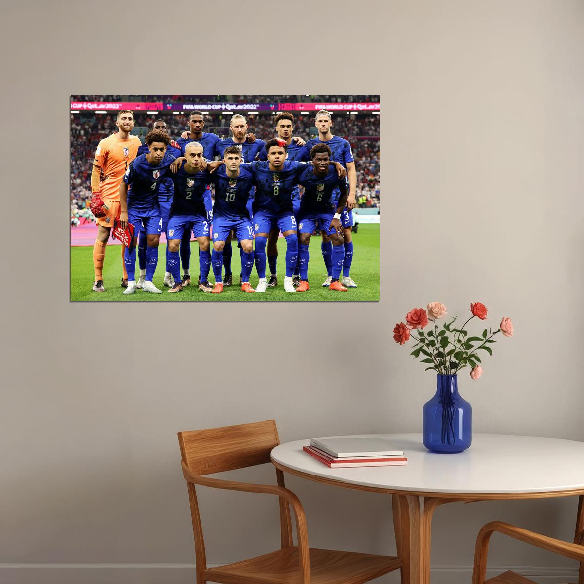 United States National Team Fans World Cup Poster Wall Art Print Home Wall Decor - xonomax