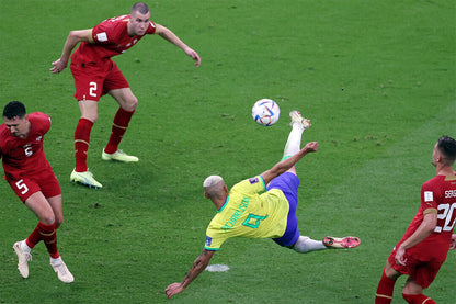 Richarlison Goal Brazil National Team World Cup Poster Wall Art Print Home Wall Decor - xonomax