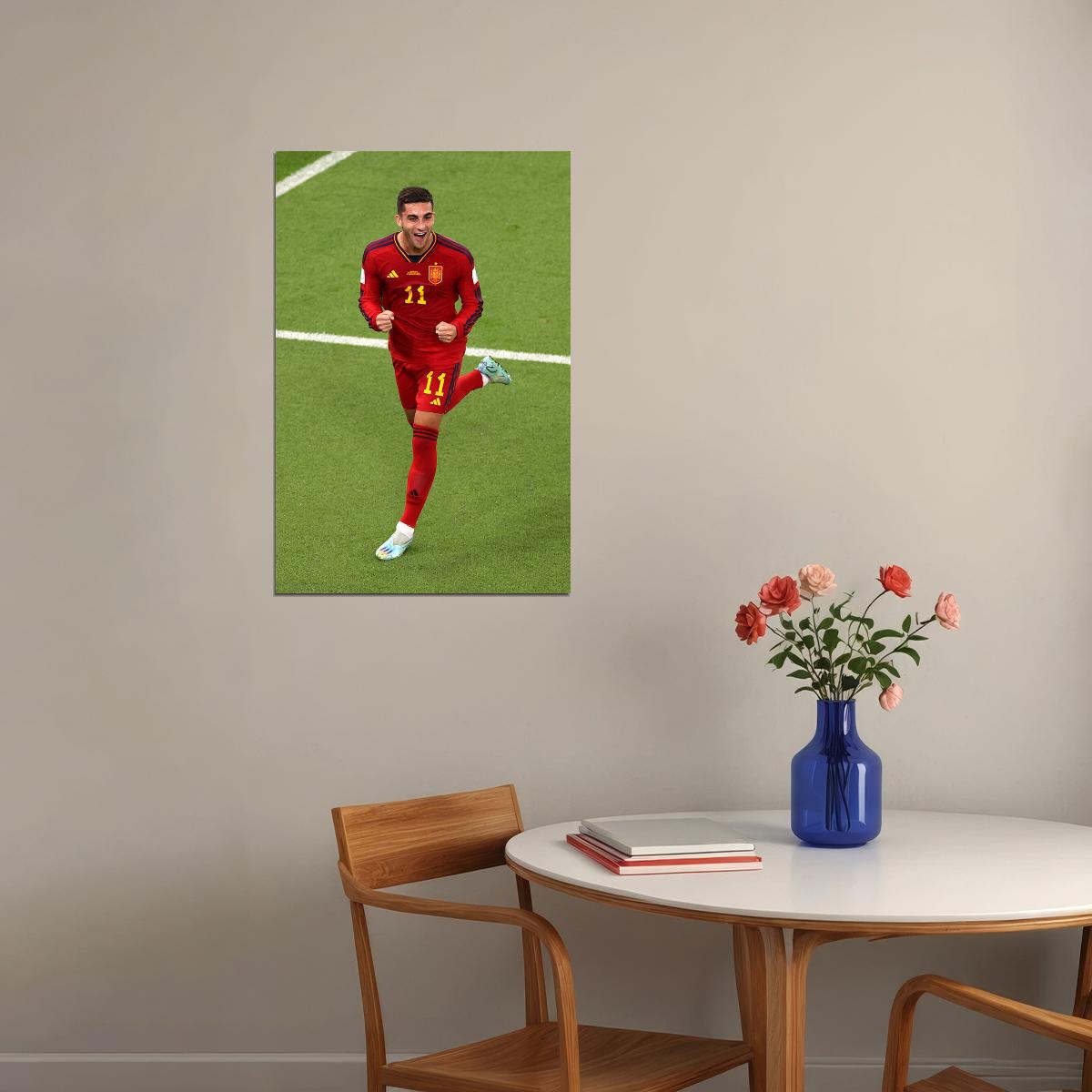 Ferran Torres Spain National Team World Cup Qatar 2022 Poster Wall Art Print Home Wall Decor - xonomax