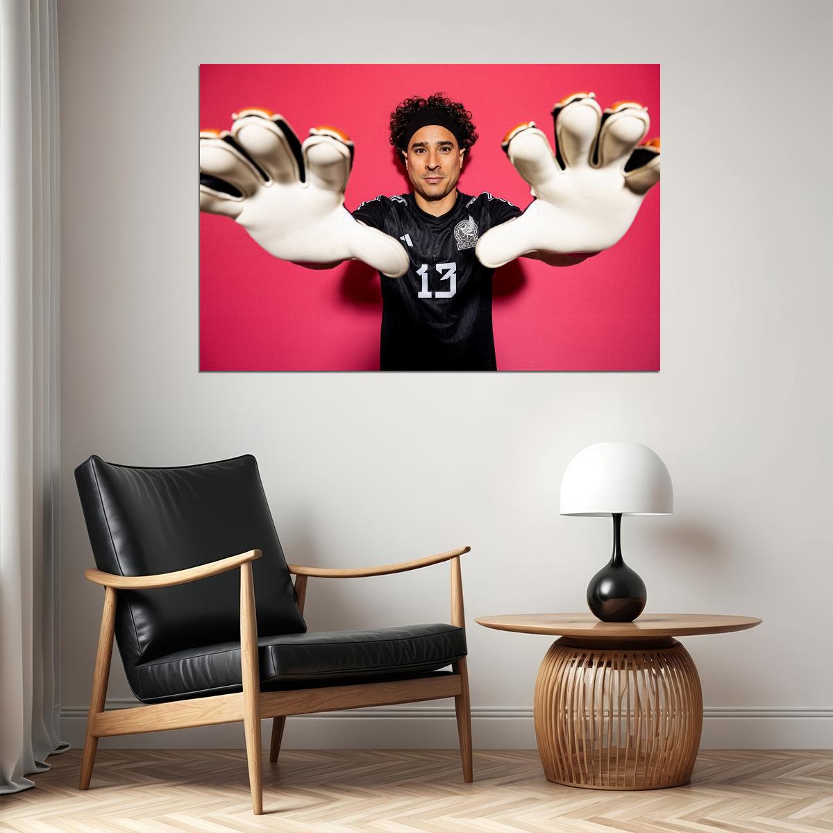 Guillermo Ochoa Mexico National Team World Soccer Fans Poster Wall Art Print Home Wall Decor - xonomax