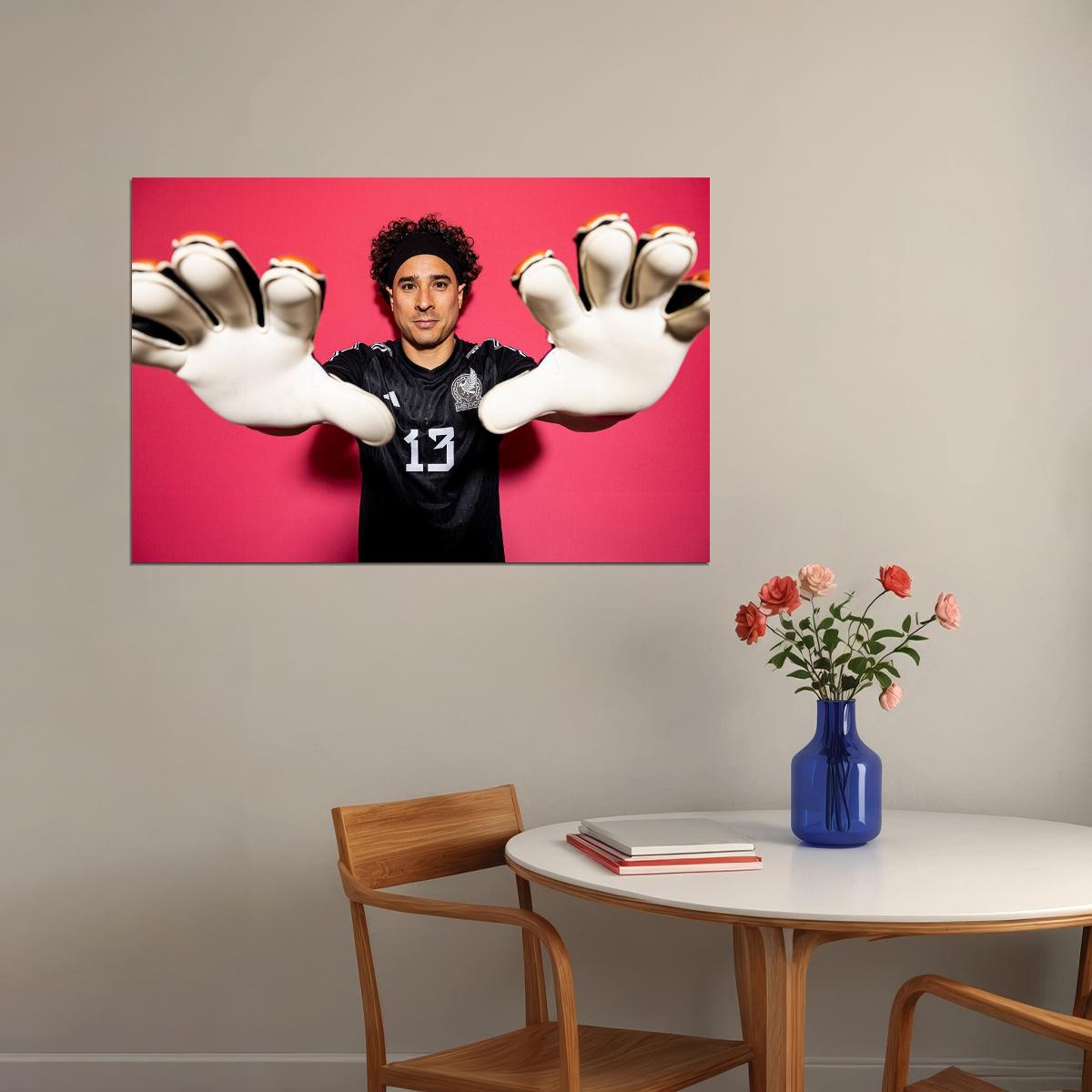 Guillermo Ochoa Mexico National Team World Soccer Fans Poster Wall Art Print Home Wall Decor - xonomax