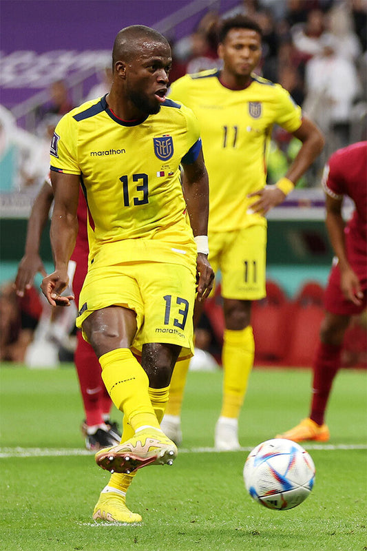 Enner Valencia Ecuador Goal World Soccer Fans 2022 Poster Wall Art Print Home Wall Decor - xonomax