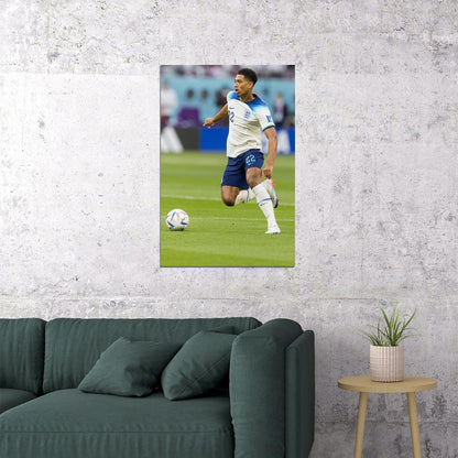 Jude England National Football Team Fans World Cup Poster Wall Art Print Home Wall Decor - xonomax
