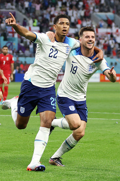 Jude Bellingham And Mason Mount England World Cup Poster Wall Art Print Home Wall Decor - xonomax