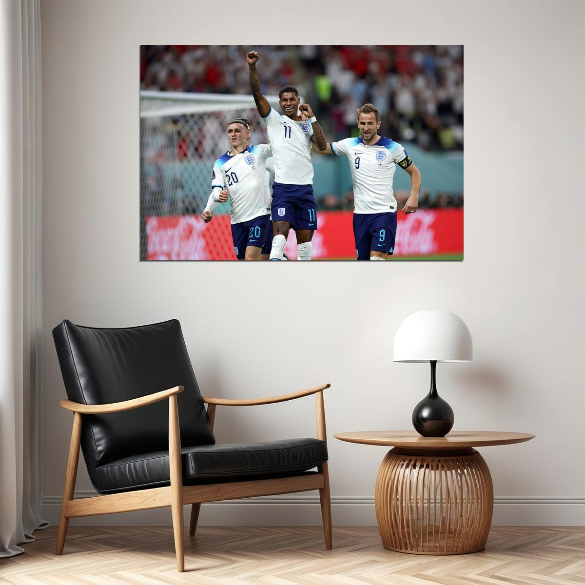 Marcus England National Football Team World Cup Poster Wall Art Print Home Wall Decor - xonomax