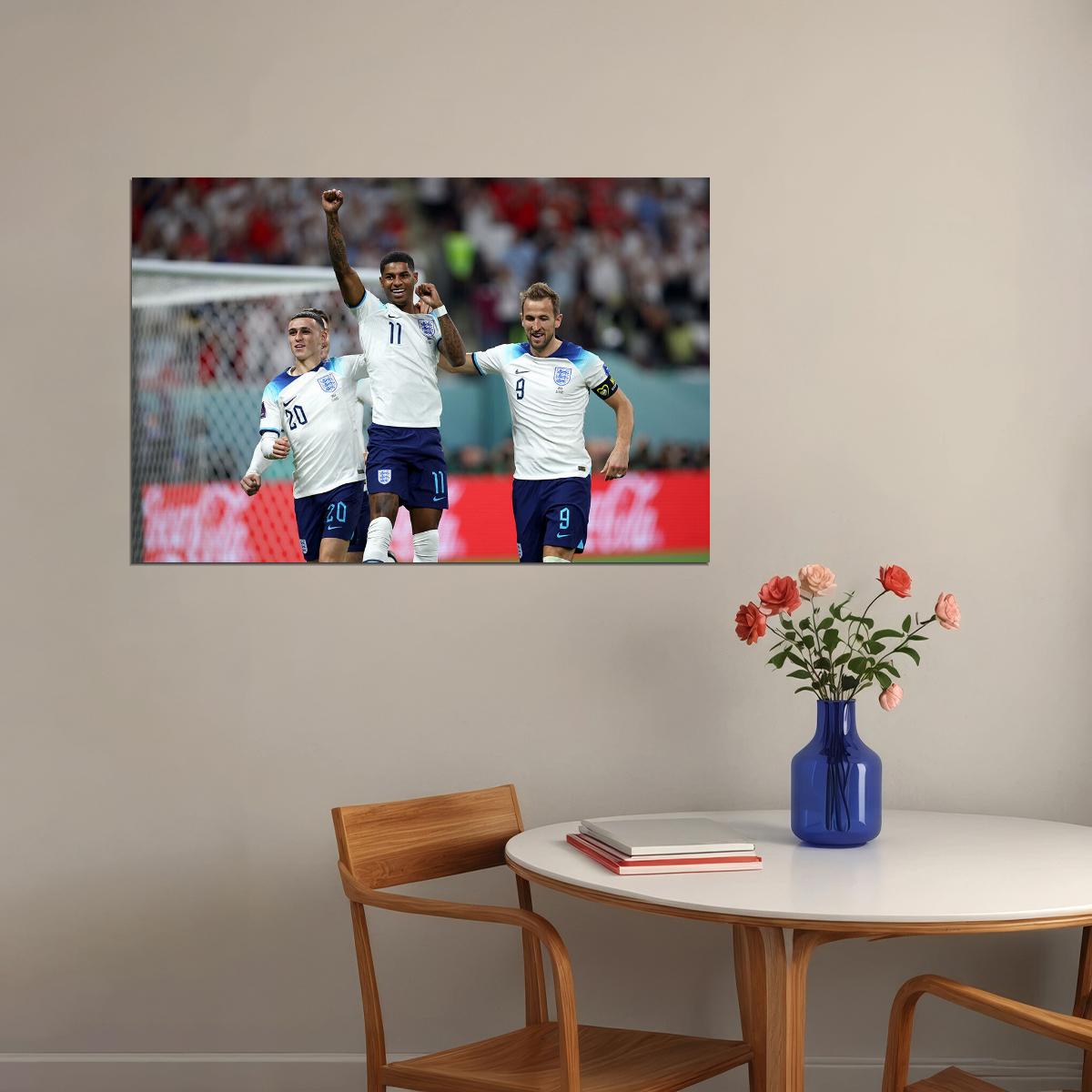 Marcus England National Football Team World Cup Poster Wall Art Print Home Wall Decor - xonomax
