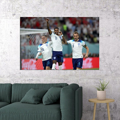 Marcus England National Football Team World Cup Poster Wall Art Print Home Wall Decor - xonomax