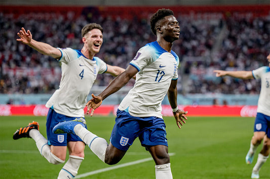 Bukayo Saka England National Football Team World Cup Poster Wall Art Print Home Wall Decor - xonomax