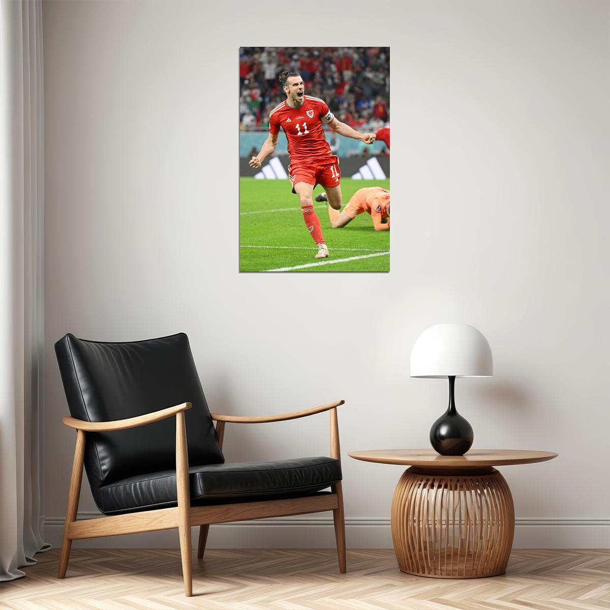 Gareth Bale Wales National Team World Soccer 2022 Fans Poster Wall Art Print Home Wall Decor - xonomax