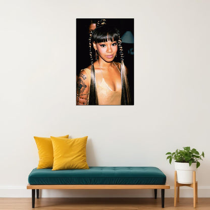 Left Eye Pop Music Band Member Singer Star Poster Wall Art Print Home Wall Decor - xonomax