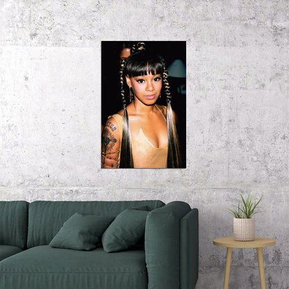 Left Eye Pop Music Band Member Singer Star Poster Wall Art Print Home Wall Decor - xonomax
