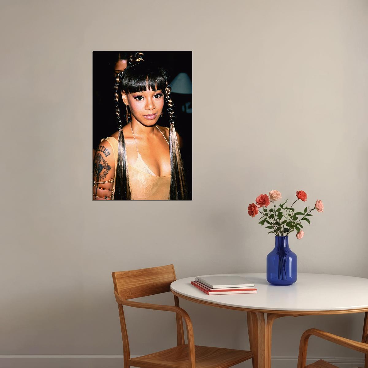 Left Eye Pop Music Band Member Singer Star Poster Wall Art Print Home Wall Decor - xonomax