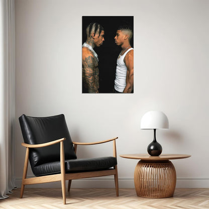 Nle Choppa Me Vs. Me Music Album Poster Wall Art Print Home Wall Decor - xonomax