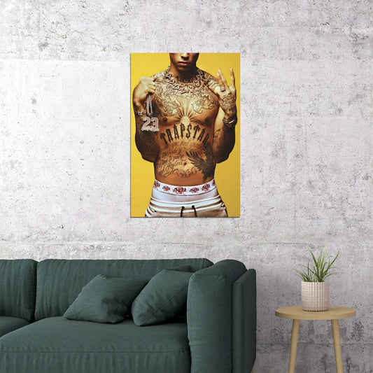 Central Cee English Rapper 23 Music Album Poster Wall Art Print Home Wall Decor - xonomax