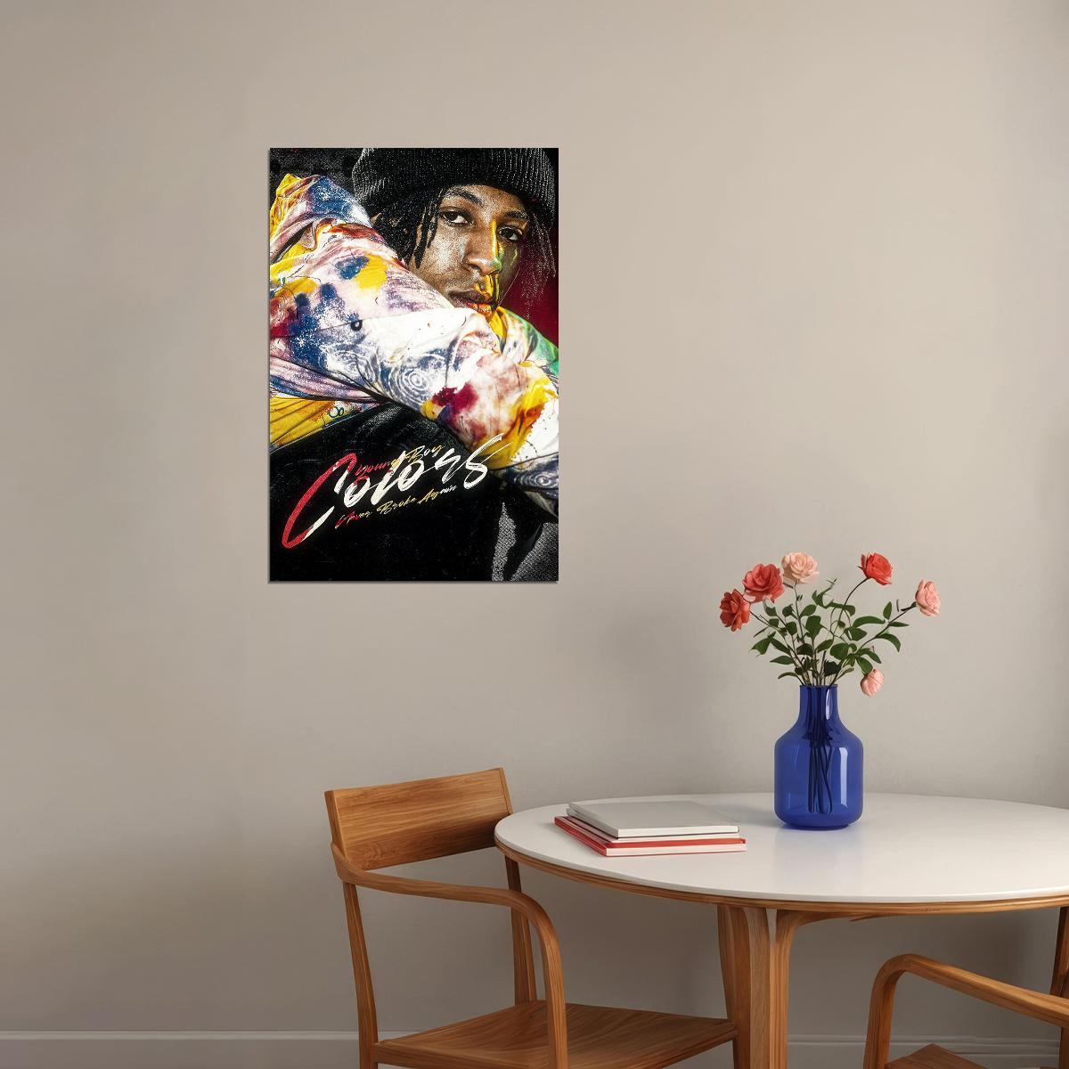 Youngboy Never Broke Again Colors Poster Wall Art Print Home Wall Decor