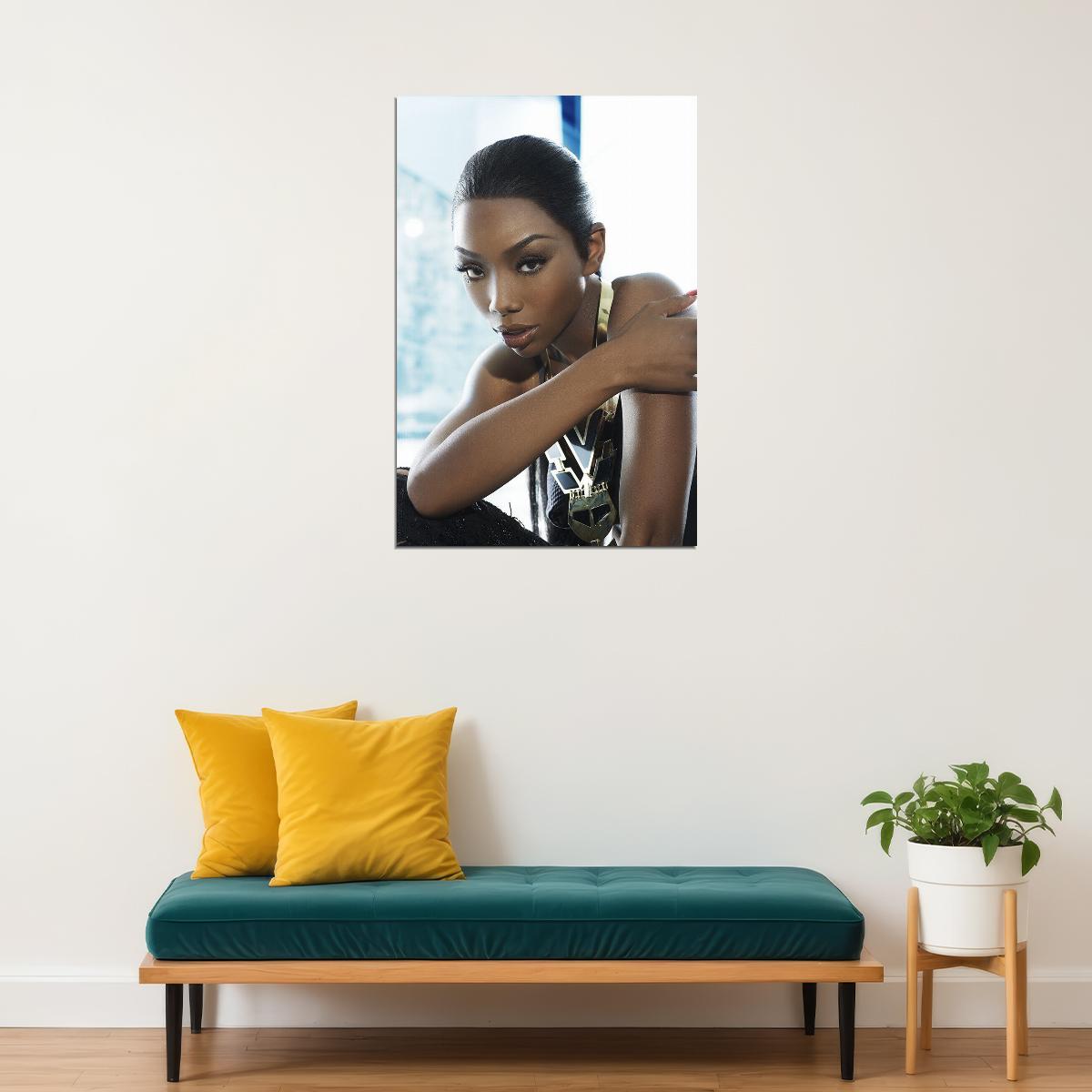 Brandy Norwood American Woman Musician Cinema Poster Wall Art Print Home Wall Decor - xonomax