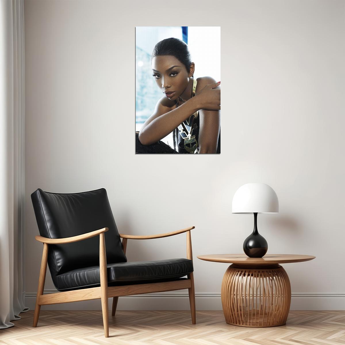 Brandy Norwood American Woman Musician Cinema Poster Wall Art Print Home Wall Decor - xonomax
