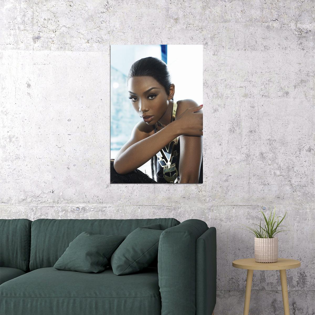 Brandy Norwood American Woman Musician Cinema Poster Wall Art Print Home Wall Decor - xonomax