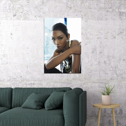 Brandy Norwood American Woman Musician Cinema Poster Wall Art Print Home Wall Decor - xonomax