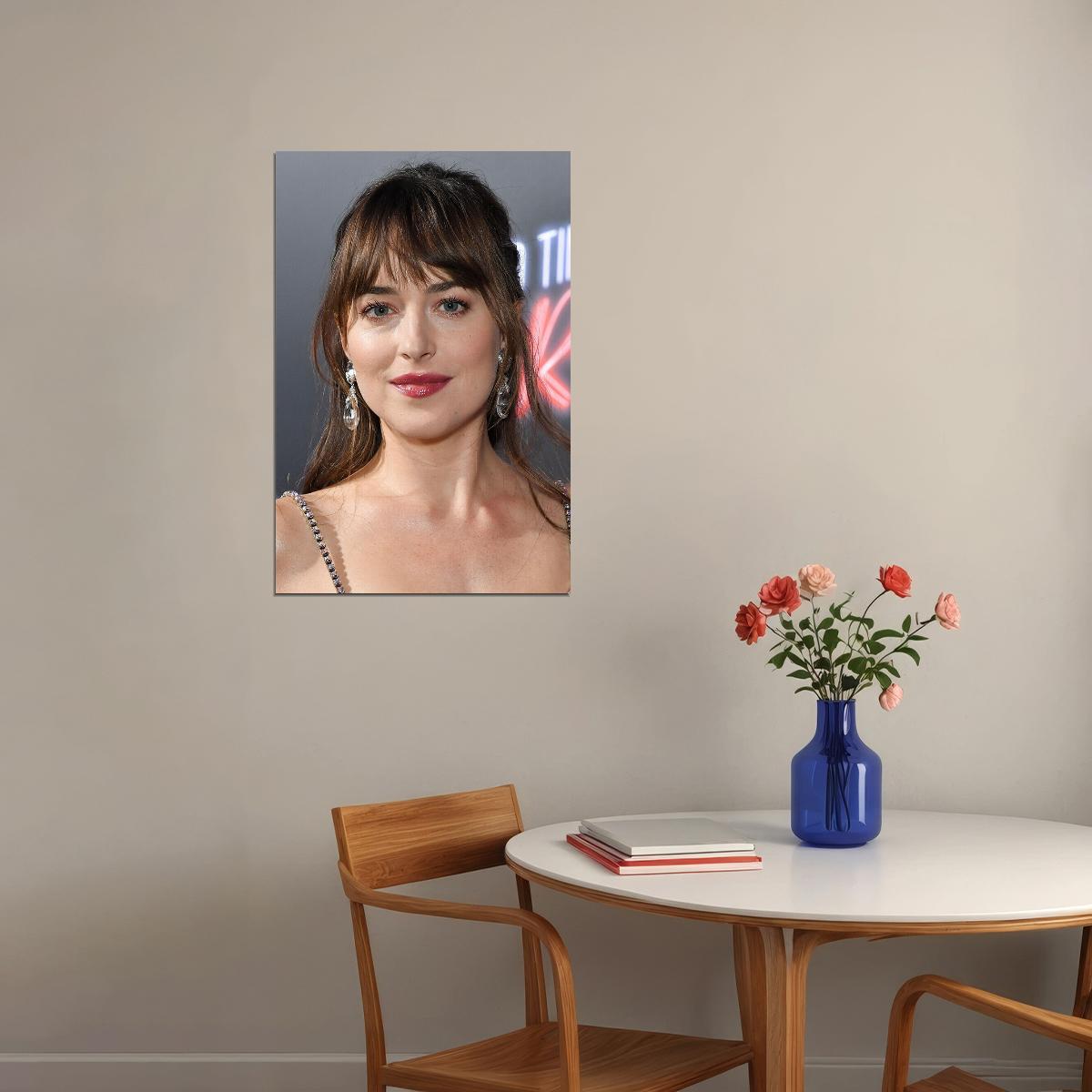 Dakota Johnson Celebrity Cinema Actress Star Poster Wall Art Print Home Wall Decor - xonomax