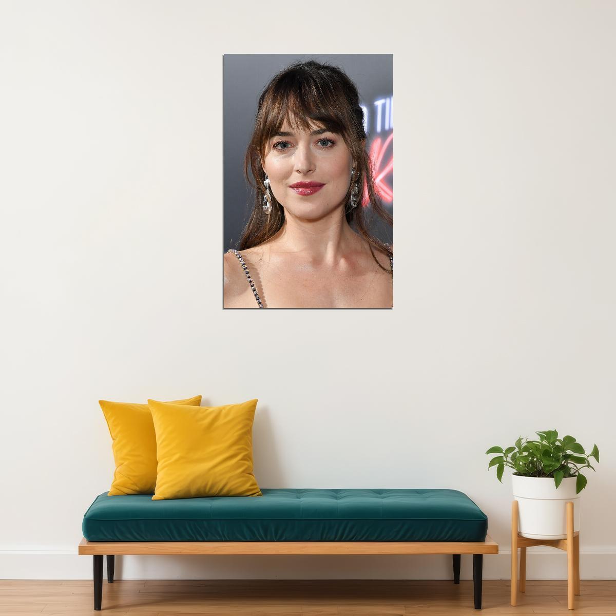 Dakota Johnson Celebrity Cinema Actress Star Poster Wall Art Print Home Wall Decor - xonomax