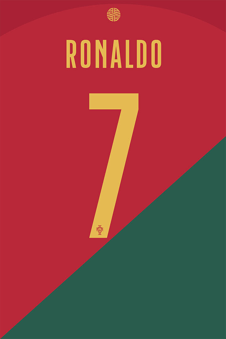 Portugal #7 Cristiano Ronaldo World Soccer Championship Poster Wall Art Print Home Wall Decor - xonomax