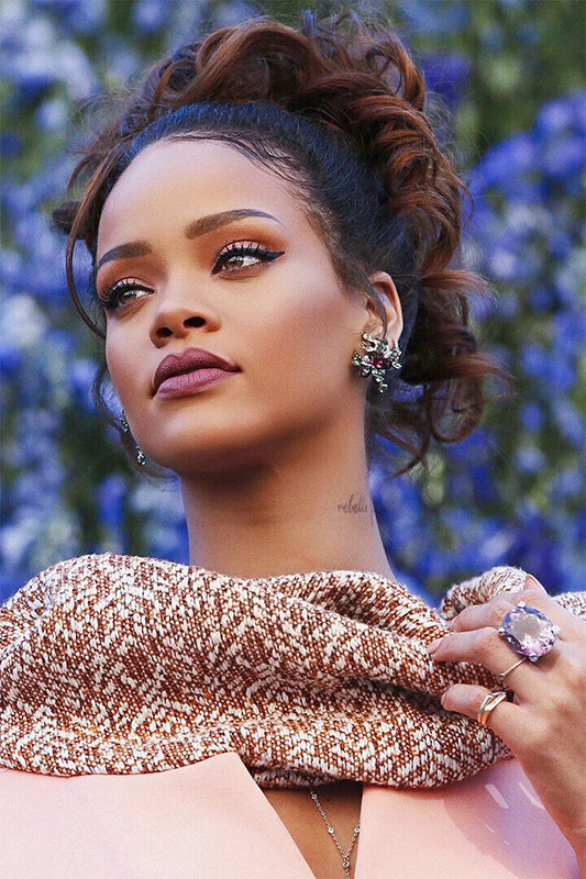 Rihanna Celebrity Music Singer Artist Star Poster Wall Art Print Home Wall Decor