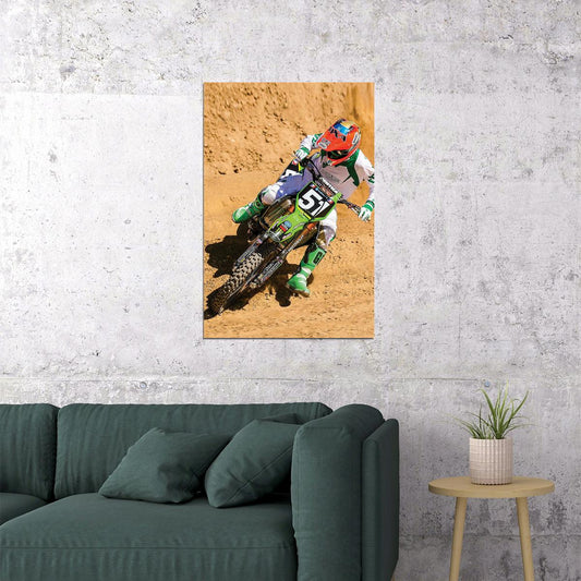 Villopoto Dirt Motorcycles Driver Motorcycle Poster Wall Art Print Home Wall Decor - xonomax