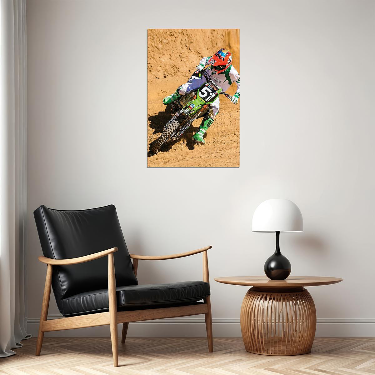 Villopoto Dirt Motorcycles Driver Motorcycle Poster Wall Art Print Home Wall Decor - xonomax