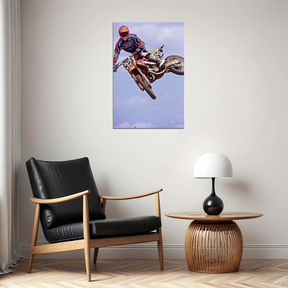 Jeff Stanton Motorcycle Cross Country Racer Idol Poster Wall Art Print Home Wall Decor