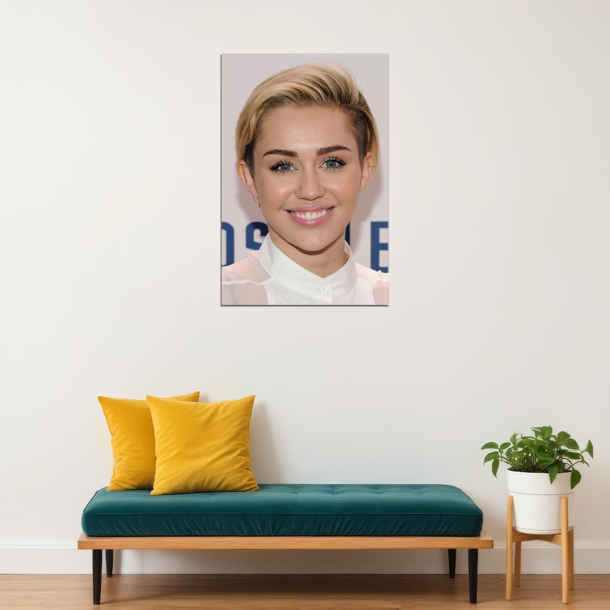 Miley Cyrus Celebrity Singer Actor Star Poster Wall Art Print Home Wall Decor - xonomax