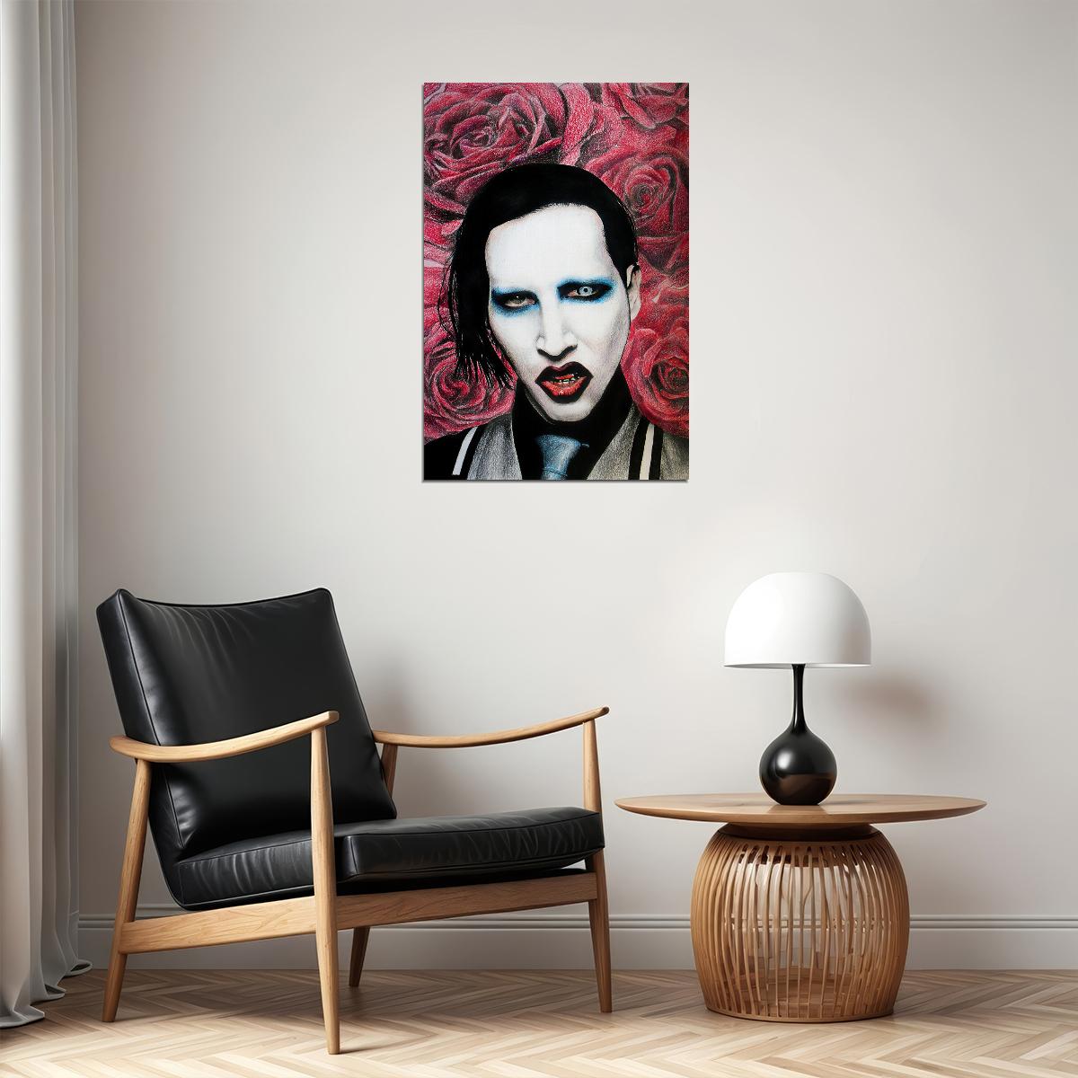Marilyn Manson Celebrity Singer Musician Star Poster Wall Art Print Home Wall Decor - xonomax