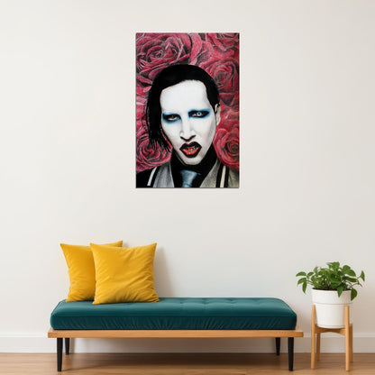 Marilyn Manson Celebrity Singer Musician Star Poster Wall Art Print Home Wall Decor - xonomax