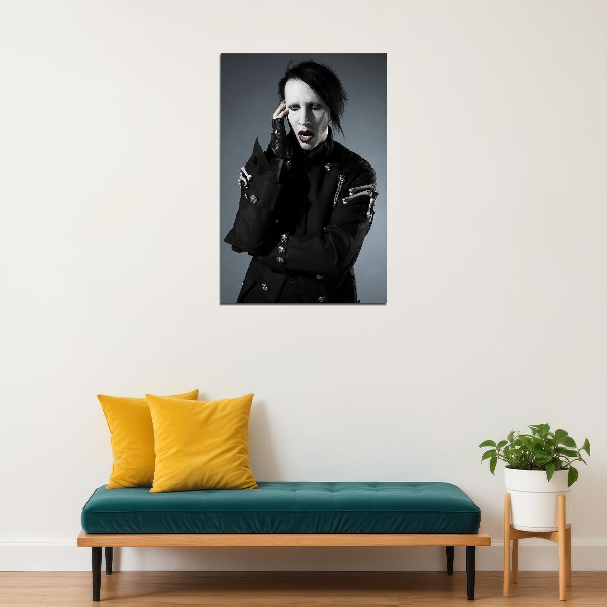 Marilyn Manson Celebrity Singer Rock Idol Poster Wall Art Print Home Wall Decor - xonomax