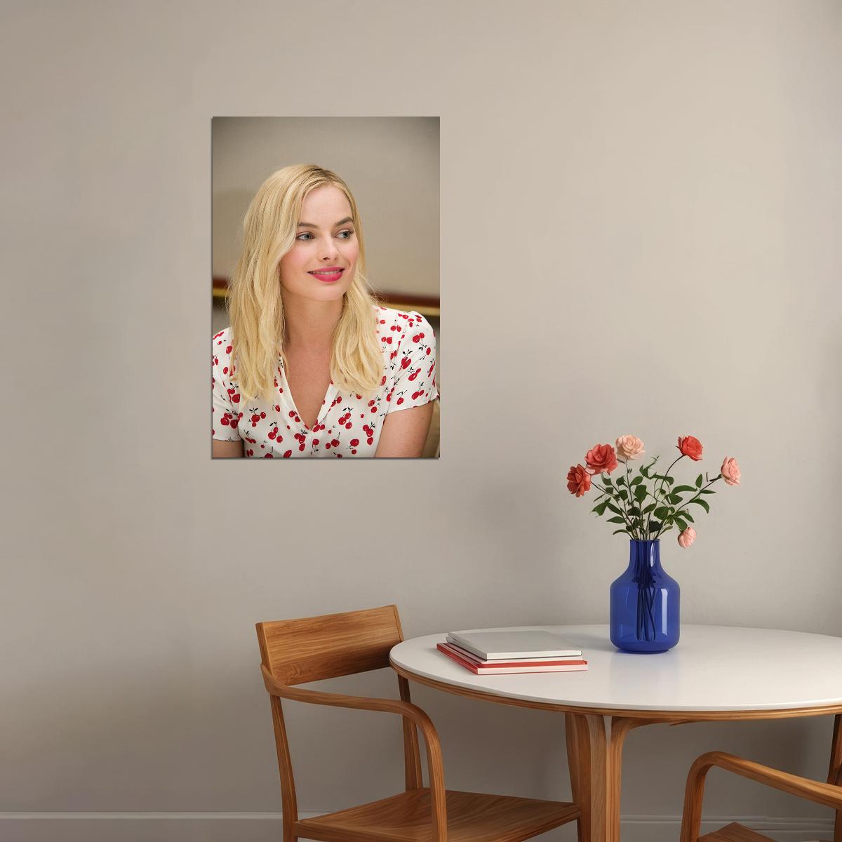 Margot Robbie Celebrity Tv Series Actress Artist Poster Wall Art Print Home Wall Decor - xonomax